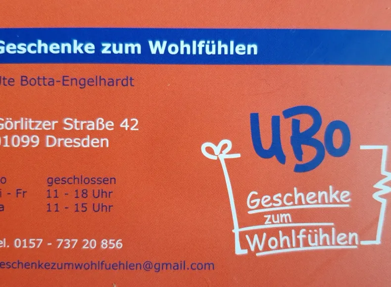 UBO Geschenke zum Wohlfühlen Bannerbild