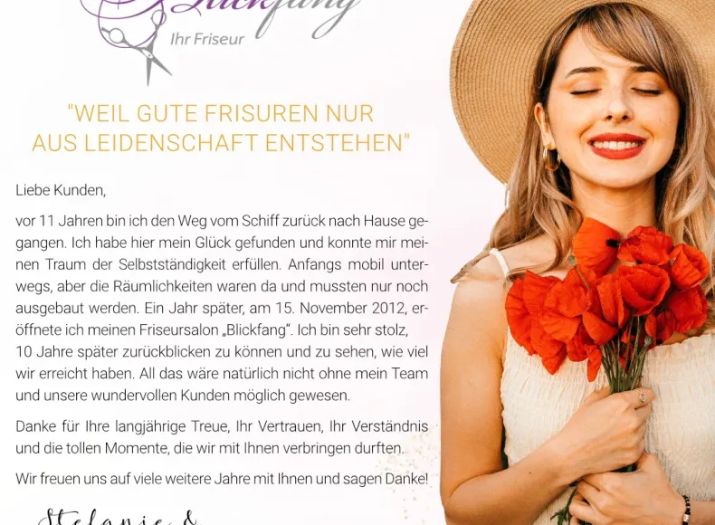 Blickfang - Ihr Friseur Bannerbild